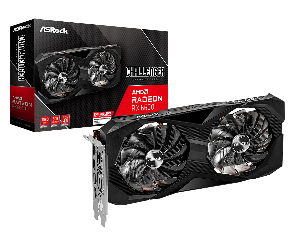 Asrock Radeon RX 6600 Challenger D 8G