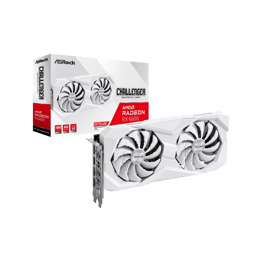 Asrock Radeon RX 6600 Challenger White 8G