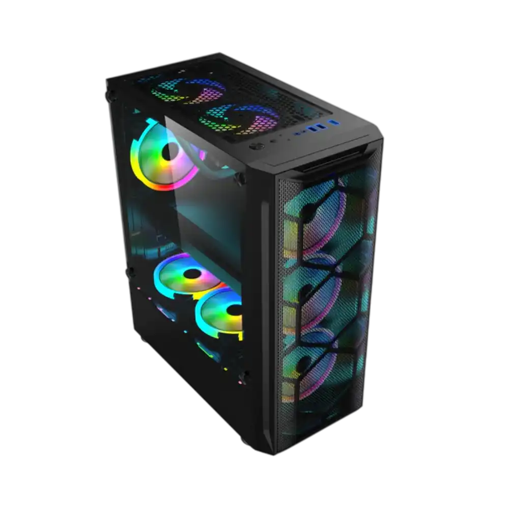 Coolman Aurora Black (Built in 3in1 RGB fans) - Image 3